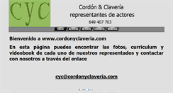 Desktop Screenshot of cordonyclaveria.com