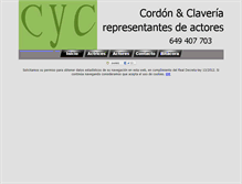Tablet Screenshot of cordonyclaveria.com